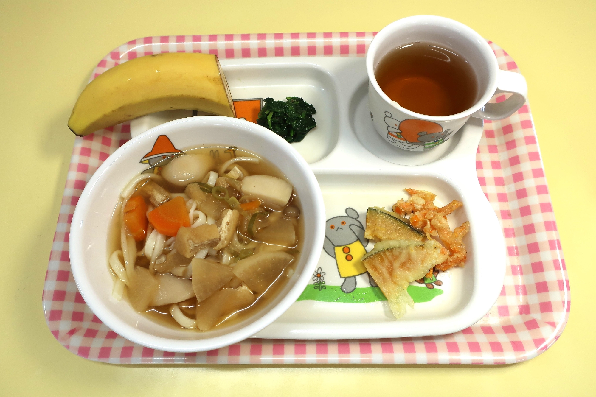 １０月２５日(水)未満児の給食(もも組)