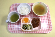 ３月１９日(水)３歳児からの給食(たんぽぽ２組)